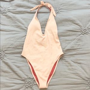 Aerie High Leg One Piece Swimsuit